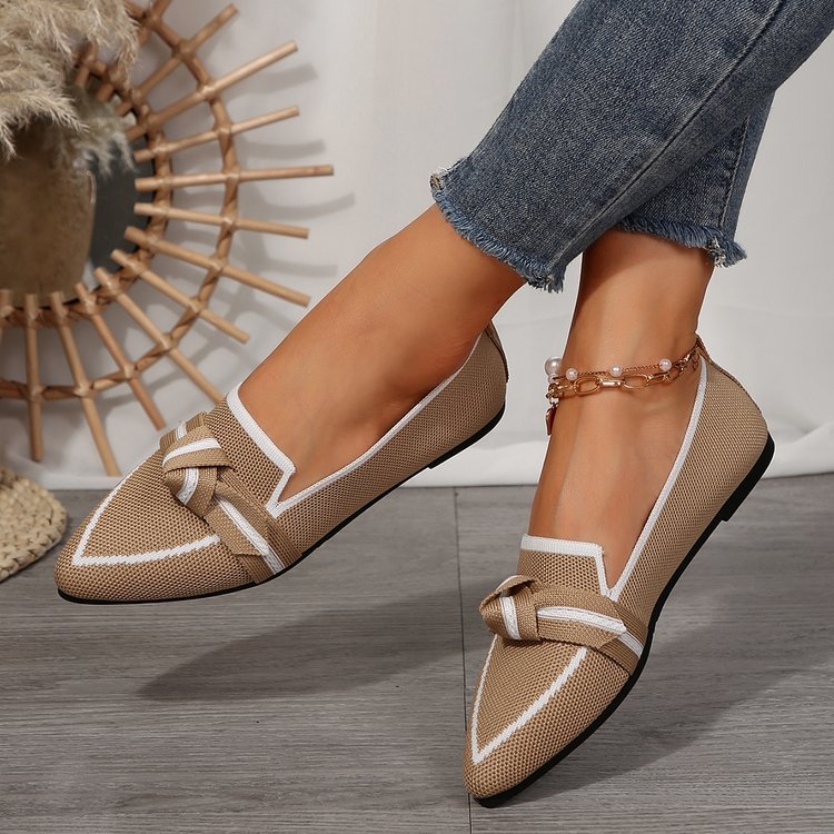 Penelope | Scarpe con punta affusolata e fiocco