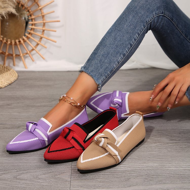 Penelope | Scarpe con punta affusolata e fiocco